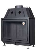 Каминная топка Экокамин Альфа 1000 B подовая черный шамот Амазонка бай фото в Витебске