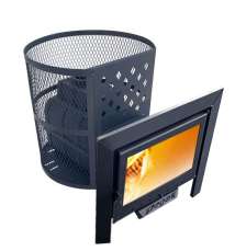 Печь Пегас Легион 16 чугун панорамная дверь Амазонка бай фото в Витебске