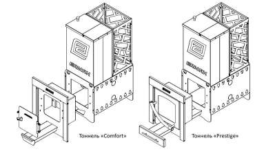Печь банно-отопительная Ермак Cube 16 в Витебске