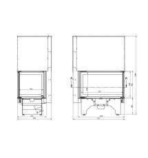 Каминная топка KFD ECO iLUX 90 LH/RH в Витебске