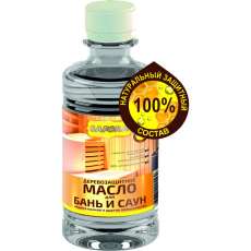 Масло для защиты полков в саунах и банях SAFORA / 0,25 л купить в Витебске