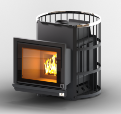 Печь для бани KRONOS КОЛИЗЕЙ 16 ВCЧ Панорама в Витебске