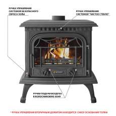 Печь-камин Везувий HR-15 Антрацит в Витебске