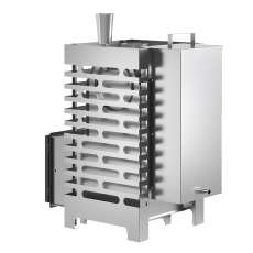 Печь для бани Везувий ASTON 16 INOX стекло АКВА в Витебске