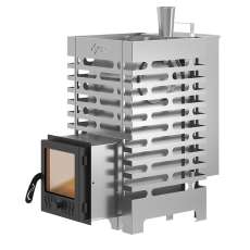 Печь для бани Везувий ASTON 16 INOX стекло АКВА в Витебске