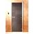 Дверь для сауны Doorwood Сумерки Графит прозрачный 1800x700 (стекло 8 мм, 3 петли) купить в Витебске