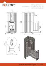 Печь для бани Эверест Steam Master 24 ЧУГУН Ламель Талькохлорит в Витебске