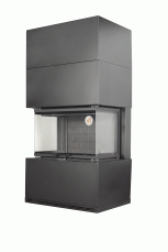 Камин Родос 800 ЧЕРНЫЙ шамот черный в Витебске