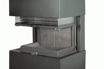 Камин Родос 800 ЧЕРНЫЙ шамот черный в Витебске