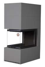 Камин Родос 900 ГРАФИТ, шамот черный в Витебске