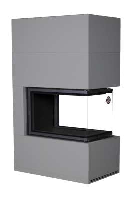 Камин Родос 900 ГРАФИТ, шамот черный в Витебске