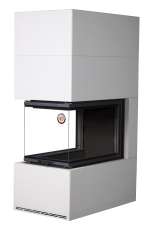 Камин Родос 900 СЛОНОВАЯ КОСТЬ, шамот черный в Витебске