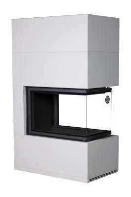 Камин Родос 900 СЛОНОВАЯ КОСТЬ, шамот черный в Витебске