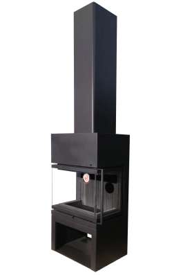 Камин МАДРИД на дровнике черный шамот в Витебске