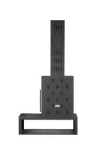 Камин МАДРИД на дровнике Гигант слева черный\белый шамот в Витебске