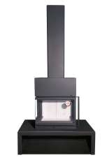 Камин МАДРИД на дровнике Гигант центральный черный\белый шамот в Витебске