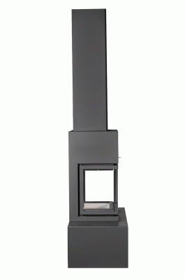 Камин МАДРИД на дровнике Гигант центральный черный\белый шамот в Витебске