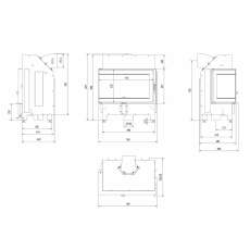 Каминная топка ILDNORD MALMO в Витебске