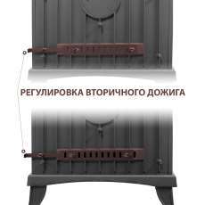 Печь-камин Везувий KZ-14РS Антрацит в Витебске