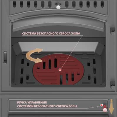 Печь-камин Везувий LV-12S Антрацит в Витебске