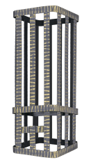 Сетка на трубу для Ураган 250х250х750 Гром 30 под шибер купить в Витебске