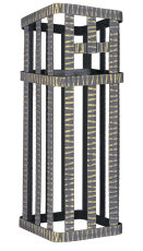 Сетка на трубу (300х300х500) Гром 50 под шибер купить в Витебске