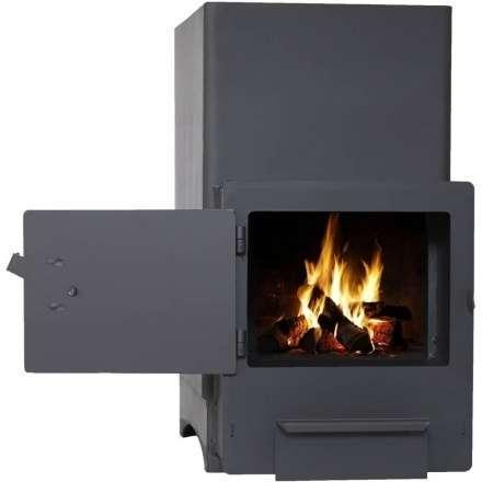 Печь банная Копеечка с выносной топкой стальная фото в Витебске