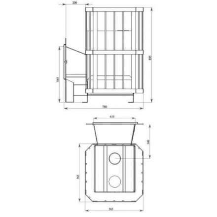Печь банная Катунь со стеклом в Витебске