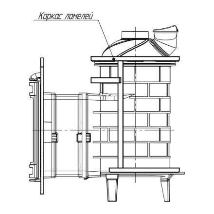 Банная печь ProMetall Атмосфера ламели Окаменевшее дерево в Витебске
