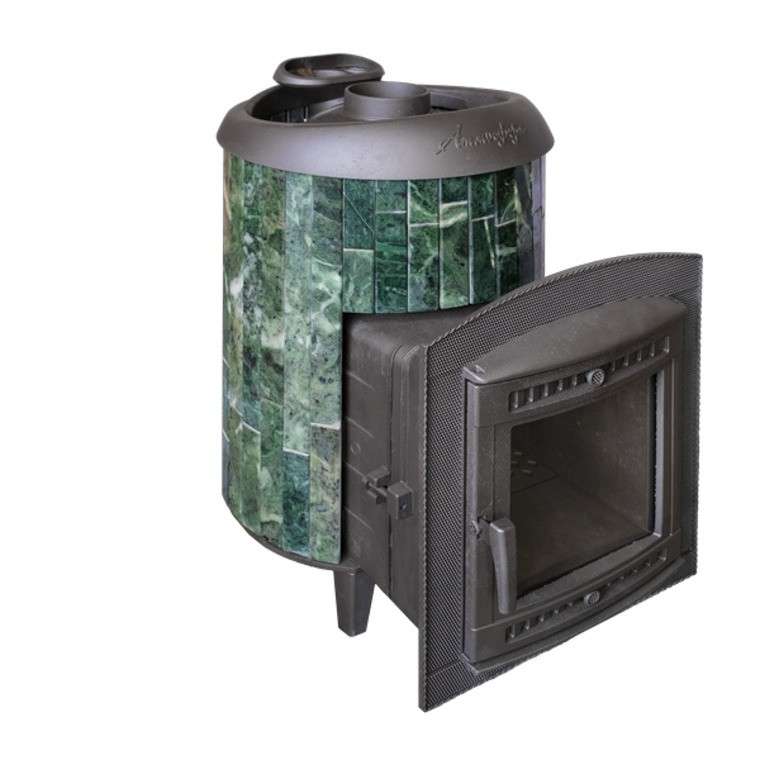 Банная печь ProMetall Атмосфера ламели «Змеевик» наборный Амазонка бай фото в Витебске