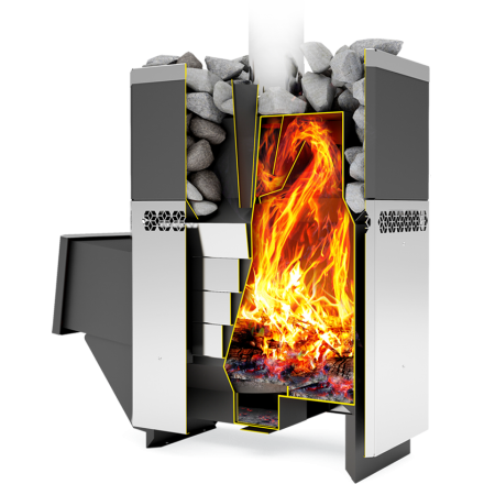 Печь для бани Теплодар Русь-18 ЛНЗП Профи в Витебске