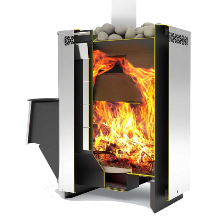 Печь для бани Теплодар Сахара-16 ЛНЗП Профи в Витебске