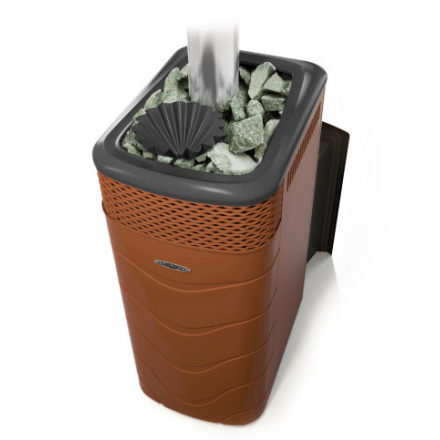 Печь для бани Термофор Гейзер XXL 2017 Carbon Витра ЗК терракота Амазонка бай фото в Витебске