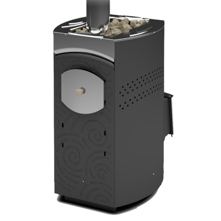 Печь для бани Теплодар Домна-20 ЛК Панорама в Витебске