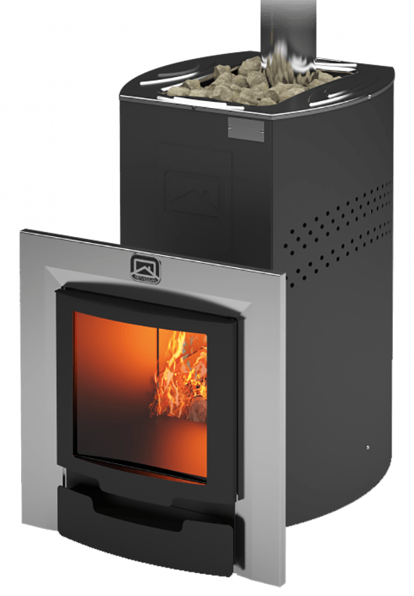 Печь для бани Теплодар Домна-20 ЛК Панорама Амазонка бай фото в Витебске