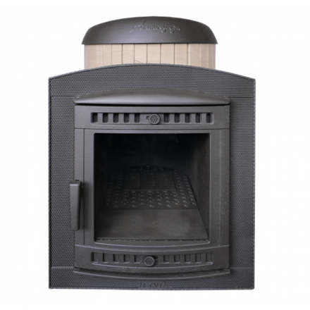 Банная печь ProMetall Атмосфера Про Ламели Окаменевшее дерево перенесённый рисунок Амазонка бай фото в Витебске