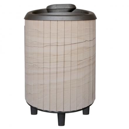 Банная печь ProMetall Атмосфера Про Ламели Окаменевшее дерево перенесённый рисунок в Витебске