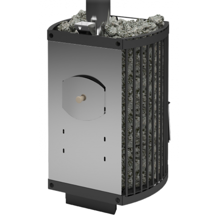 Печь для бани Теплодар Домна-Сетка 20 ЛК Панорама в Витебске