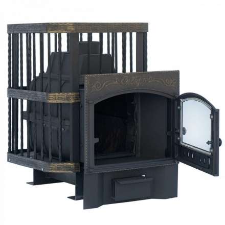 Печь банная Сибирь-24 с каминной дверцей в Витебске