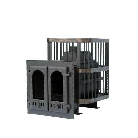 Печь банная Сибирь-24 с двухстворчатой каминной дверцей в Витебске