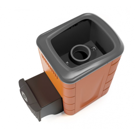 Печь для бани Термофор Каронада Мини Heavy Metal ДА терракота Амазонка бай фото в Витебске