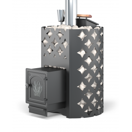 Банная печь ЭТНА 18 (ДТ-4) Закрытая каменка Амазонка бай фото в Витебске