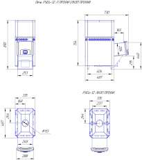 Печь для бани Теплодар Русь 12 Л Профи в Витебске