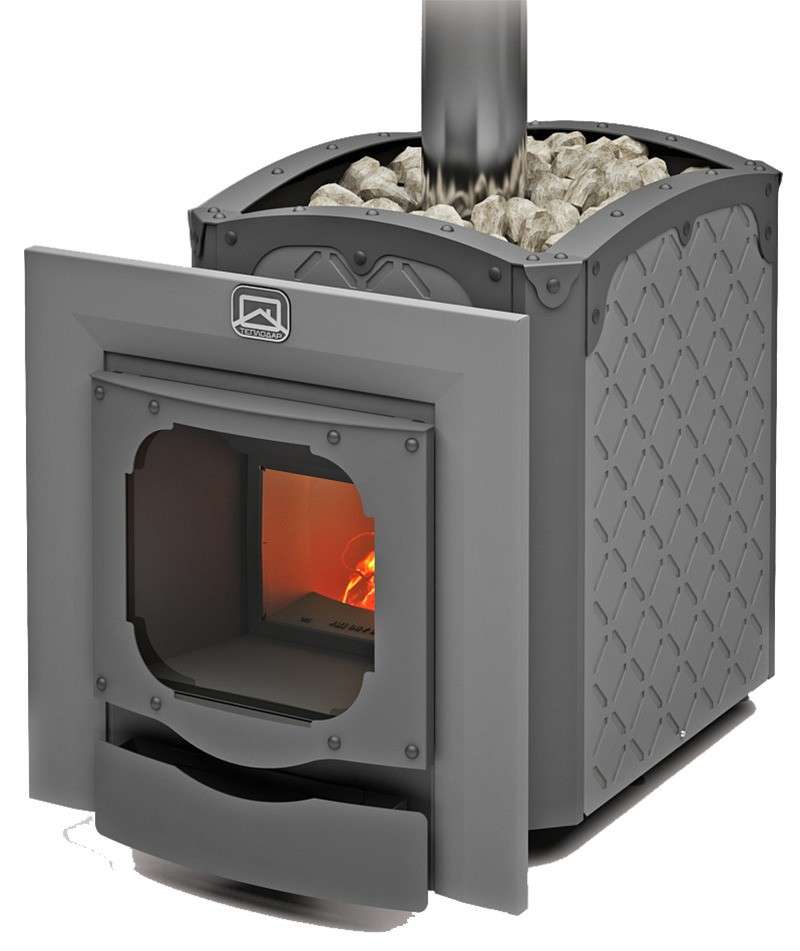 Печь для бани Теплодар Былина-18Ч Панорама Амазонка бай фото в Витебске