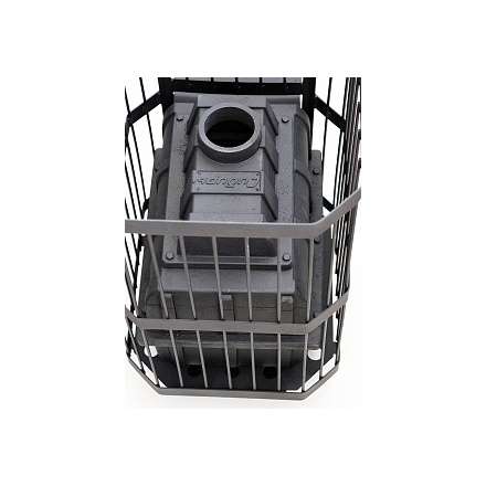 Печь банная Сибирь-24 (панорамное стекло, сетка квадрат) в Витебске