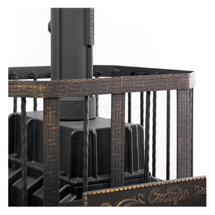 Печь банная Сибирь-32 с каминной дверцей в Витебске