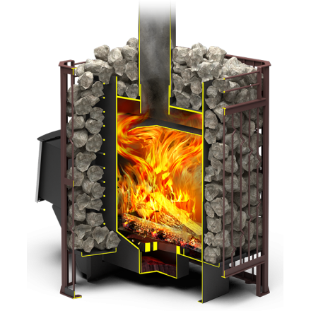 Печь для бани Теплодар Тамань-Сетка 20 Т в Витебске