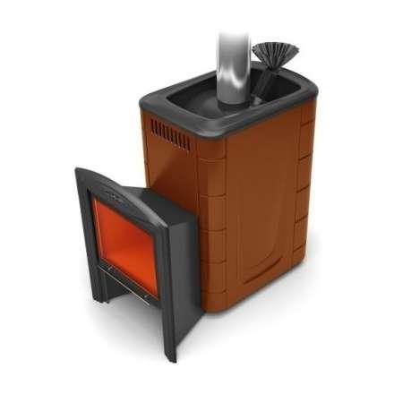 Печь для бани Термофор Гейзер 2014 Inox Витра ЗК терракота купить в Витебске