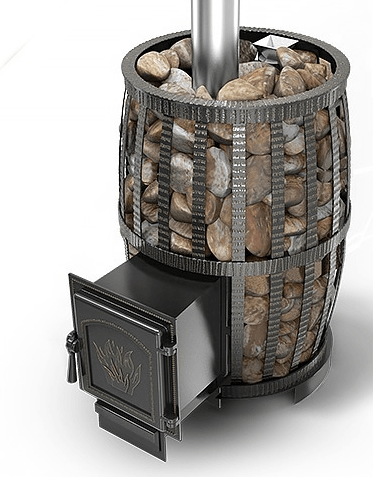 Печь для бани Везувий Легенда Русский Пар Ковка 24 (271) в Витебске