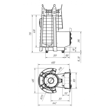 Печь для бани Добросталь Фредерика профи в Витебске